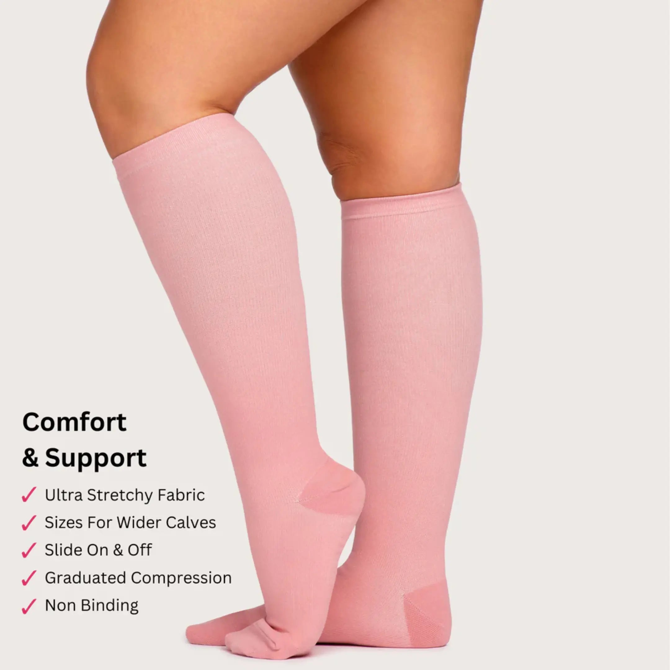 Relyvra™ | Wide Compression Socks - For Instant Pain Relief