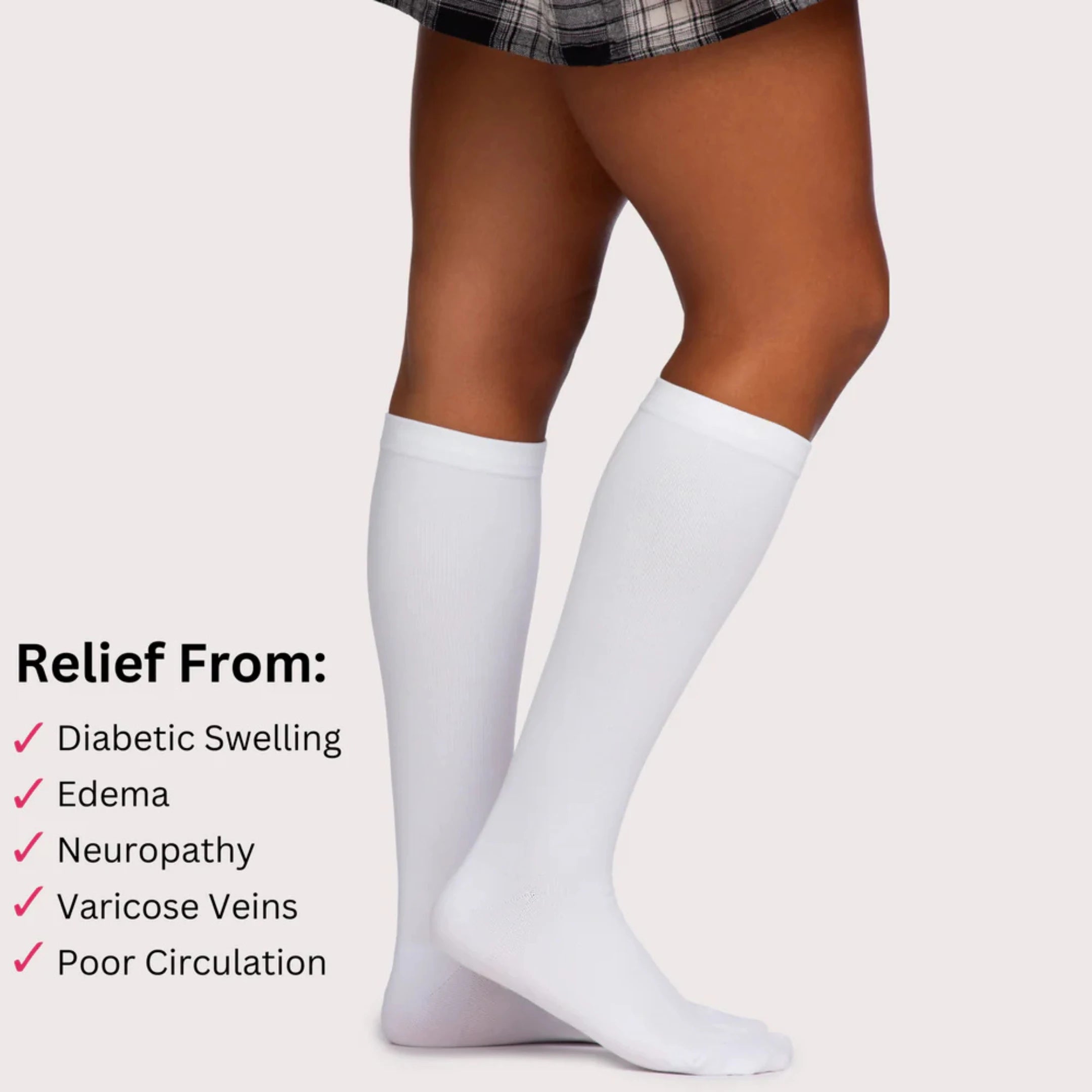 Relyvra™ | Wide Compression Socks - For Instant Pain Relief